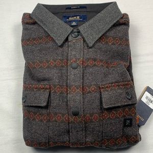 NWT Roark Nordsman Flannel Charcoal Heather LS Men’s Shirt XL